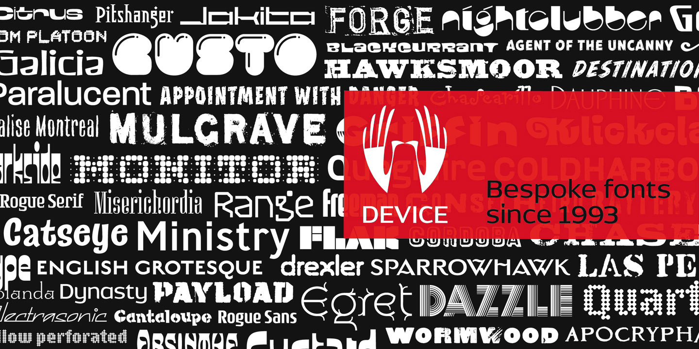 Quartertone Font Poster #1