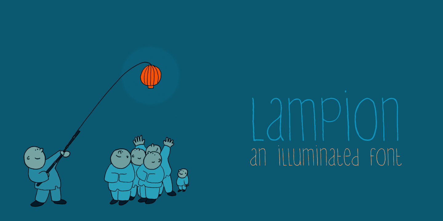 Lampion Font Poster #1