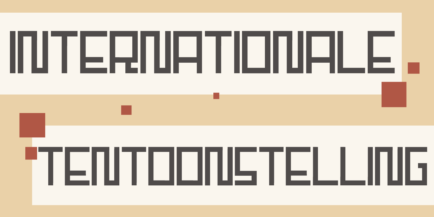 Cubissimo Font Poster #2