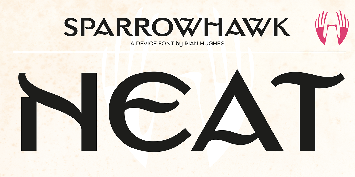Sparrowhawk Font Poster #1