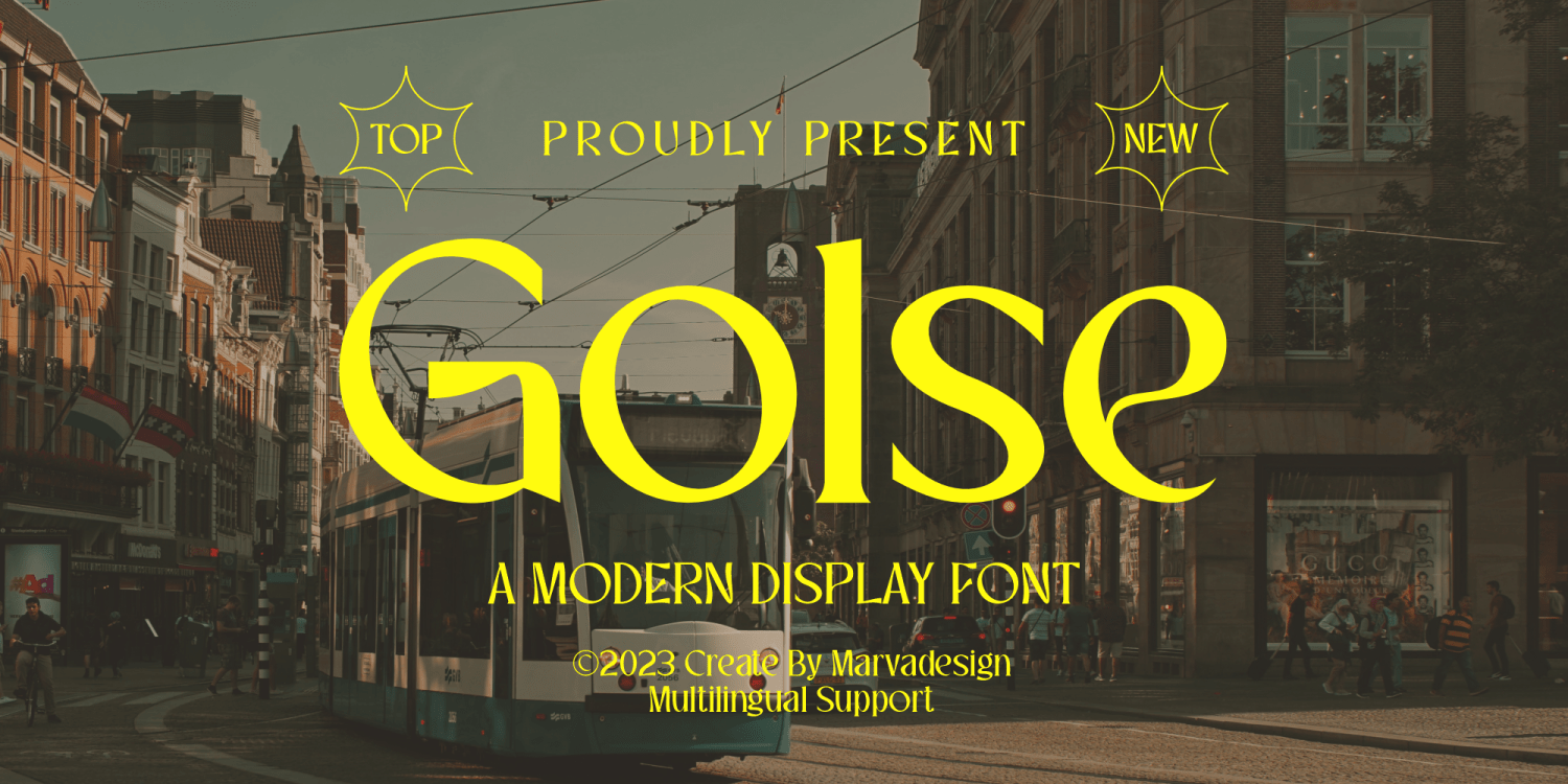Golse Font Poster #1
