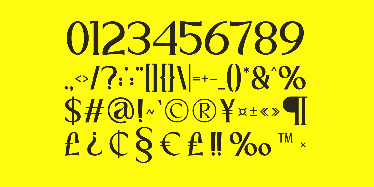 Golse Font Poster #1
