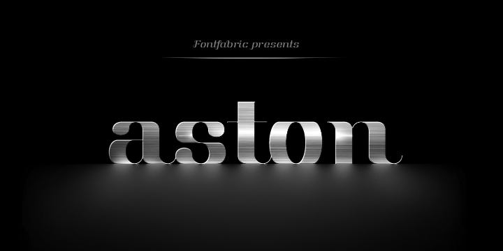 Aston Font Poster #1