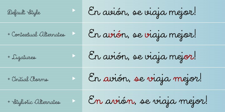 Kids Script Font Poster #1