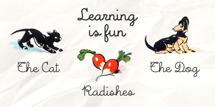Kids Script Font Poster #1