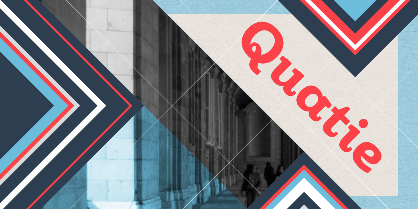 Quatie Font Poster #1