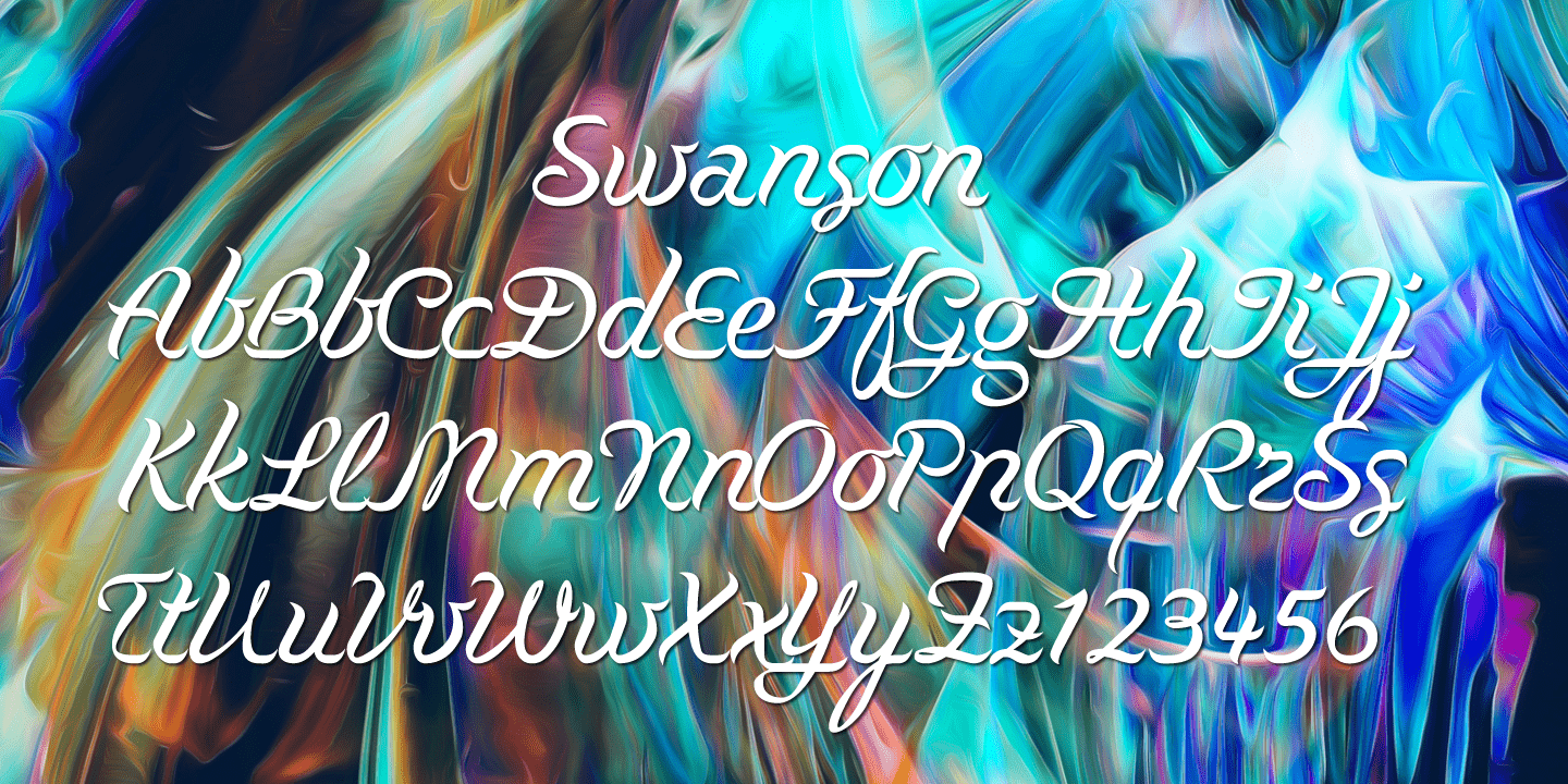 Swanson Font Poster #1