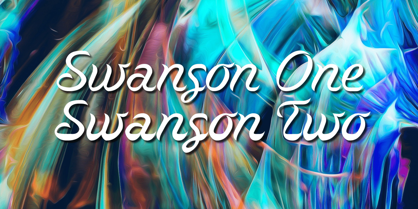 Swanson Font Family by Wiescher Design | Font Bros