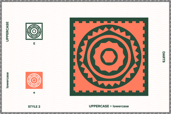 YWFT Darts Font Poster #1