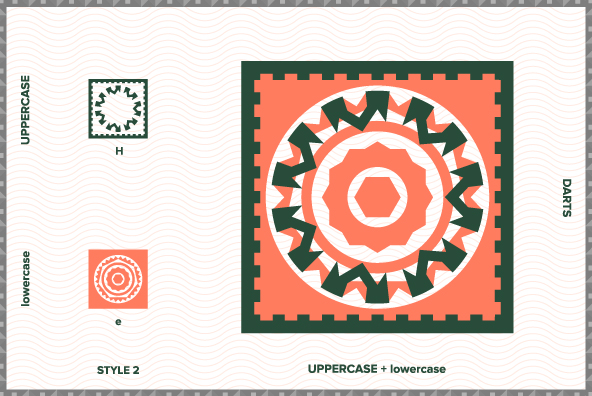 YWFT Darts Font Poster #1