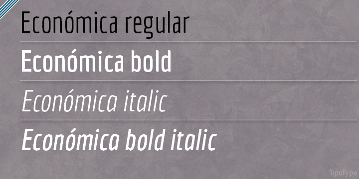 Economica Font Poster #1