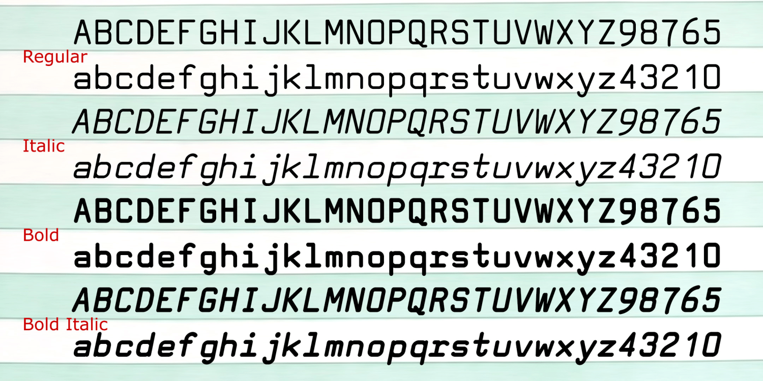 Tech Elite Font Poster #2