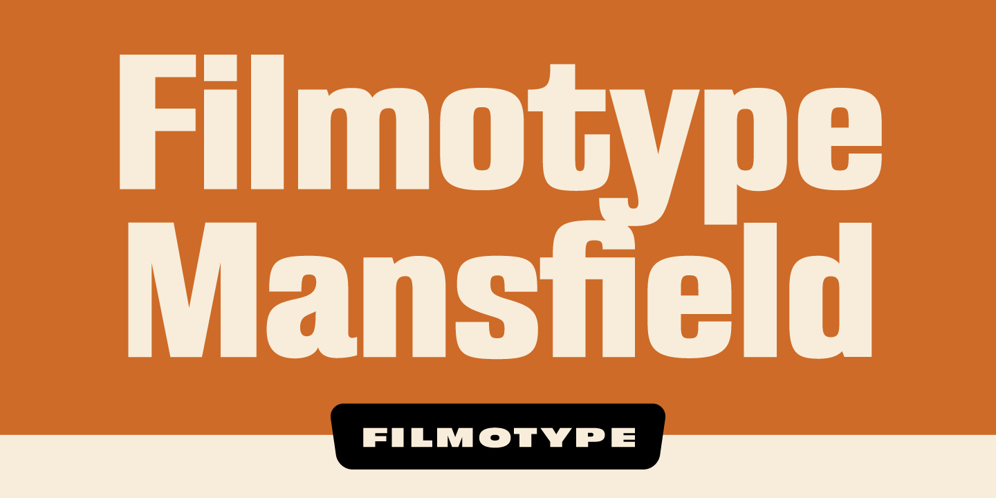 Filmotype Mansfield Font Poster #1