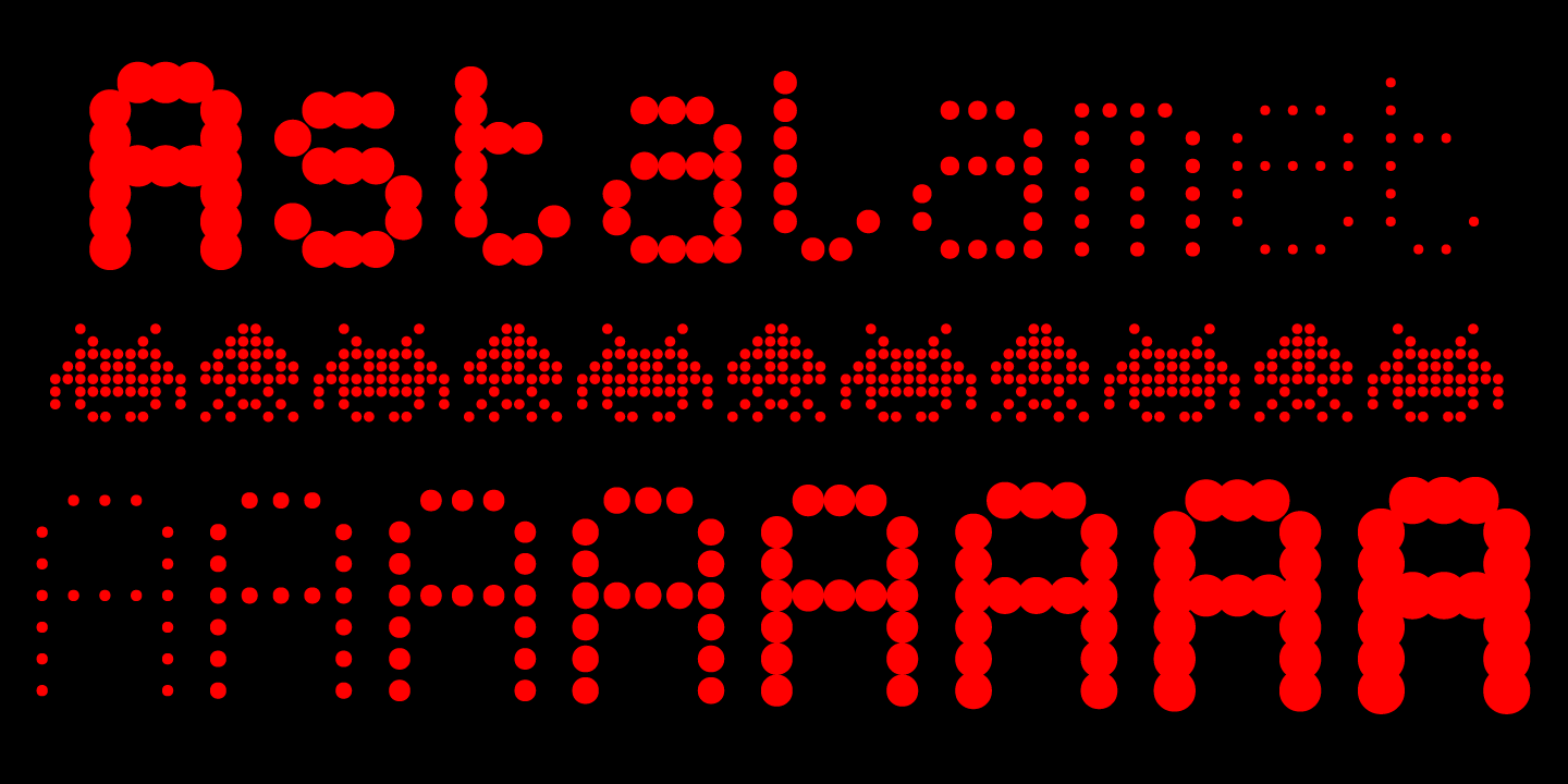 Astalamet Pro Font Poster #1