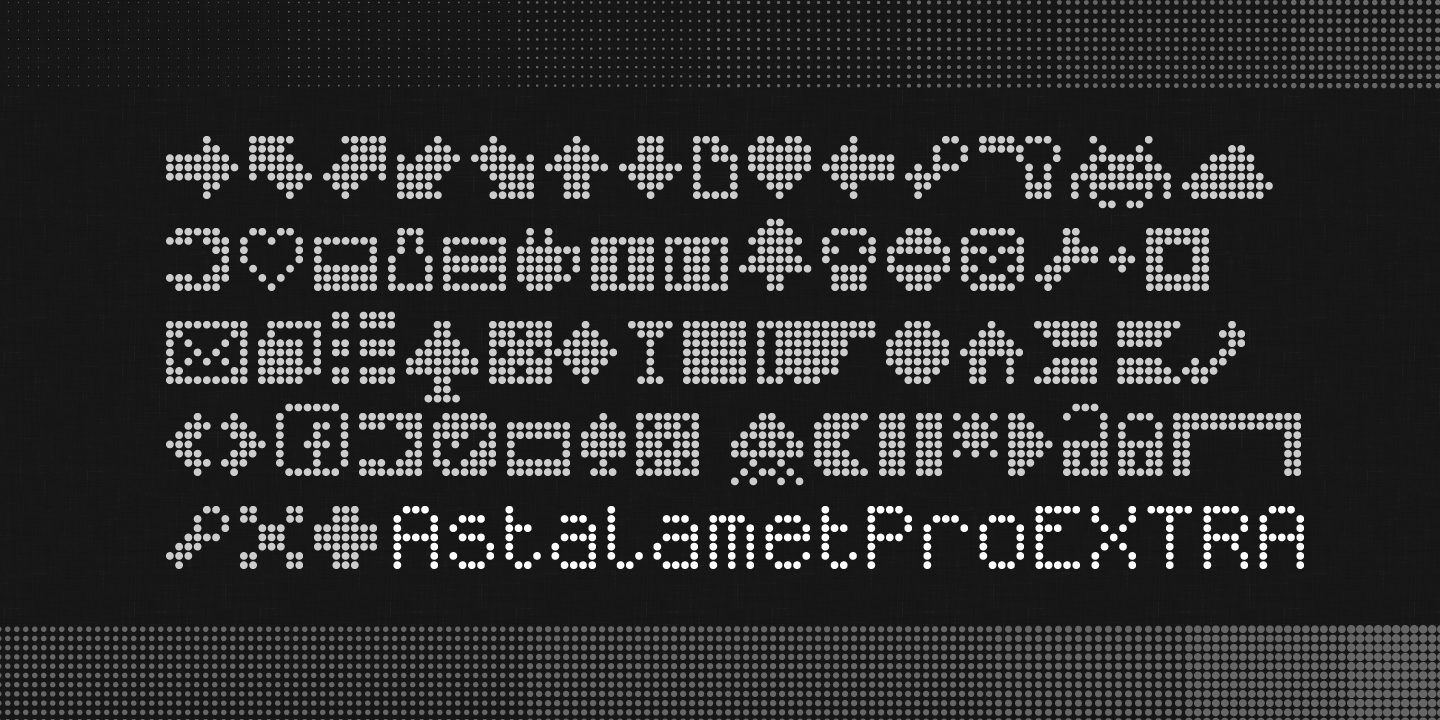Astalamet Pro Font Poster #1