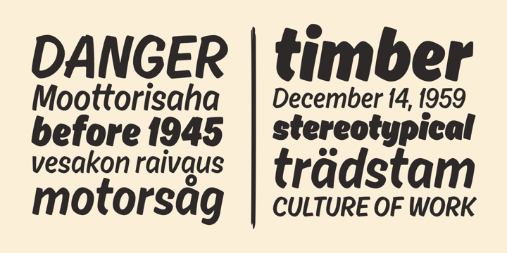 Ahkio Font Poster #1