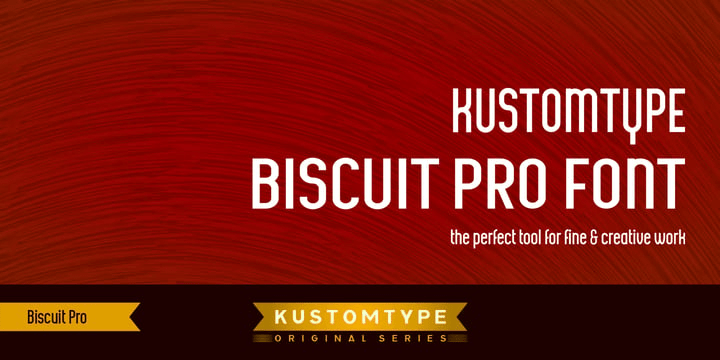 Biscuit Font Poster #1