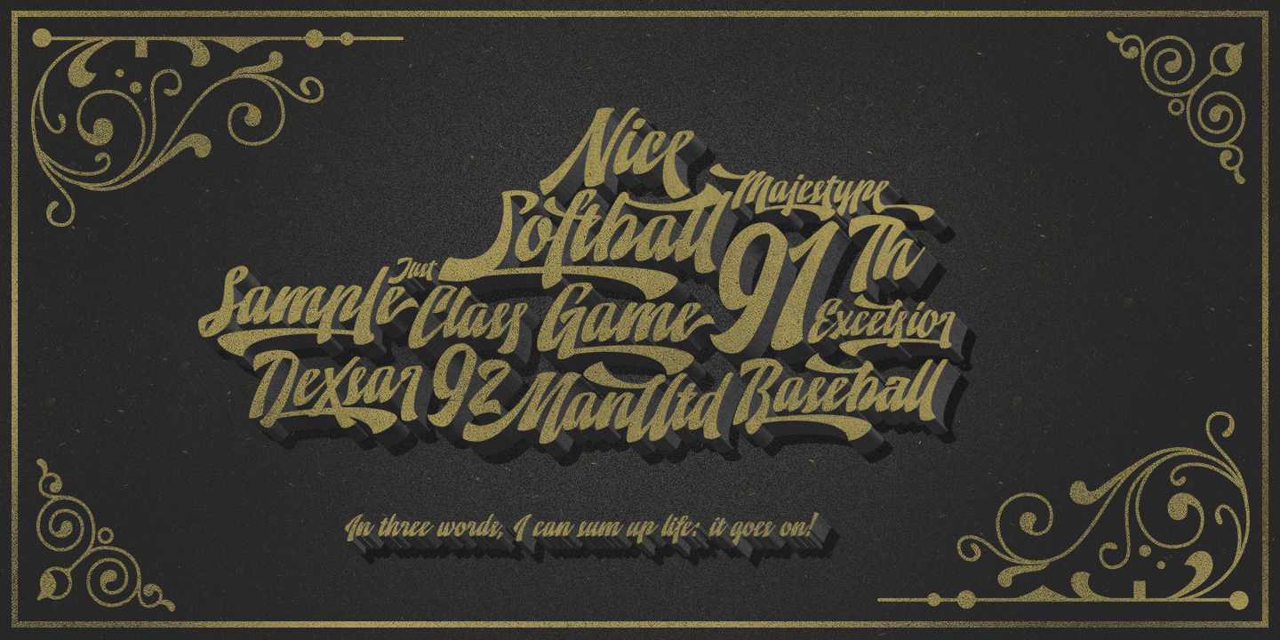 Doedel Font Poster #1
