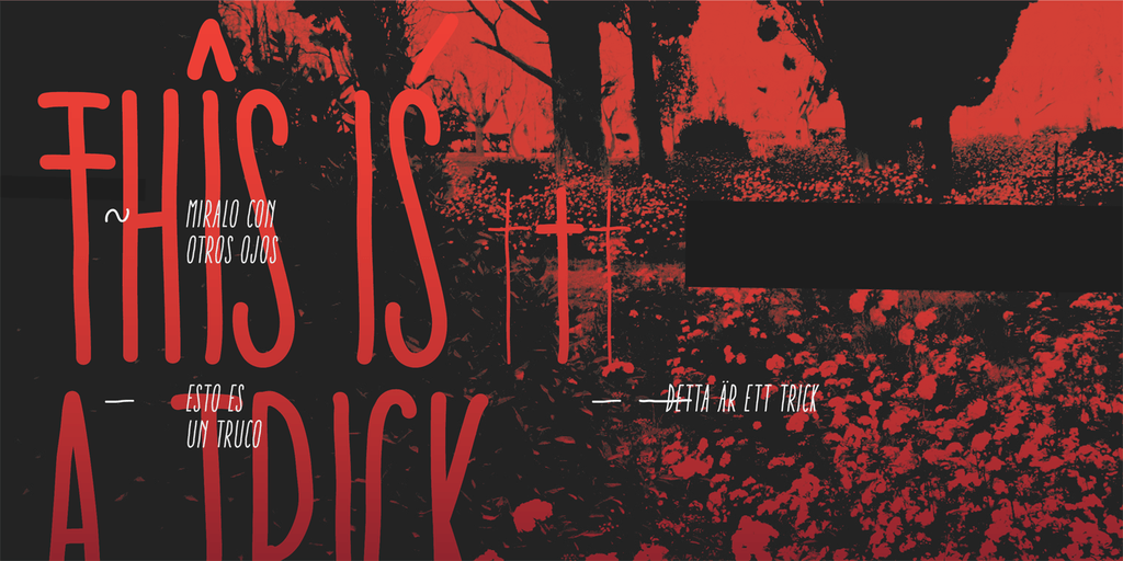 Aracne Ultra Condensed Font Poster #1