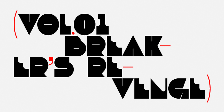 Debacle Font Poster #1