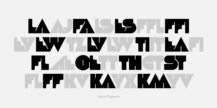 Debacle Font Poster #1
