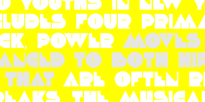 Debacle Font Poster #1