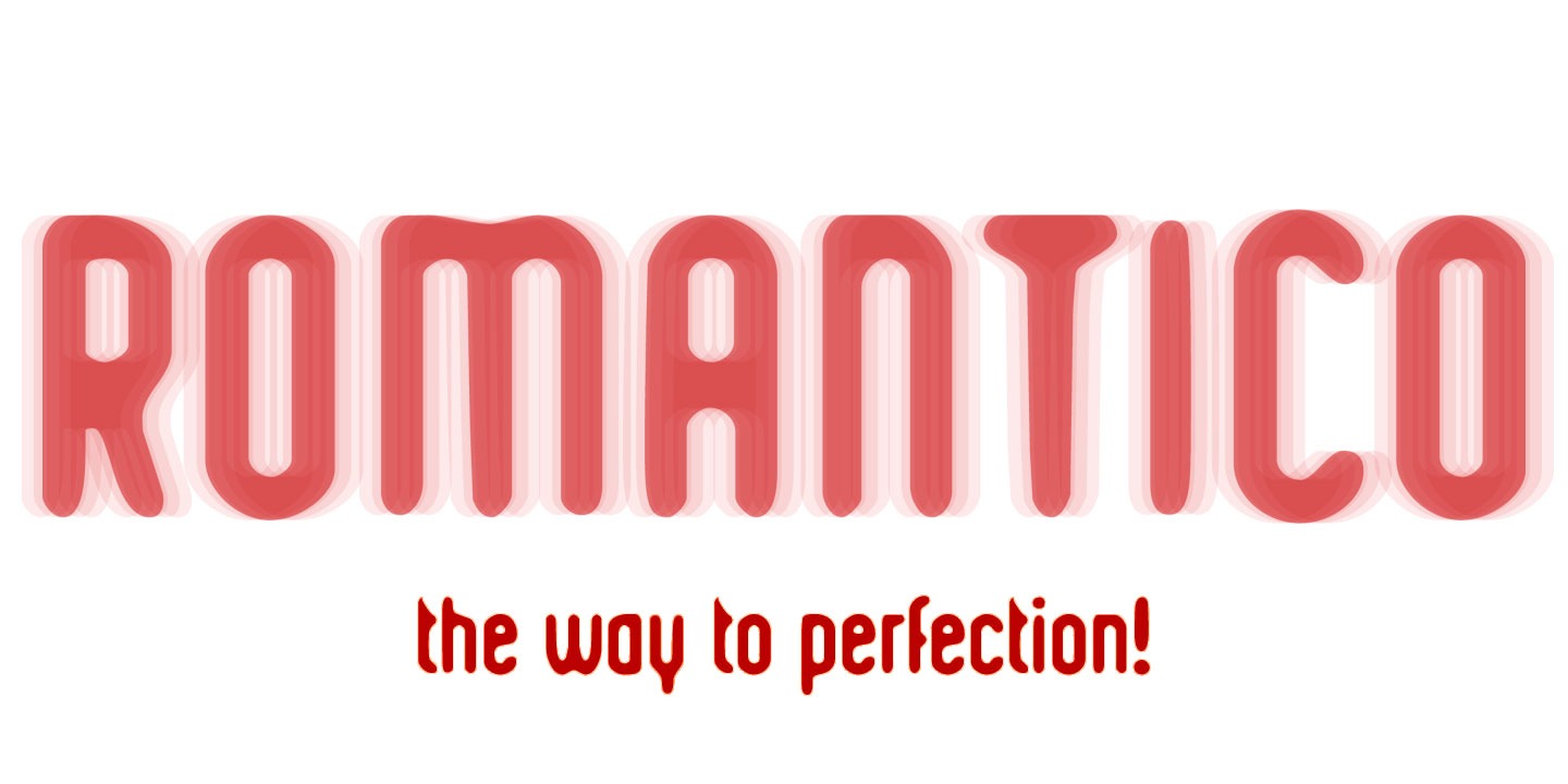Romantico Font Poster #1