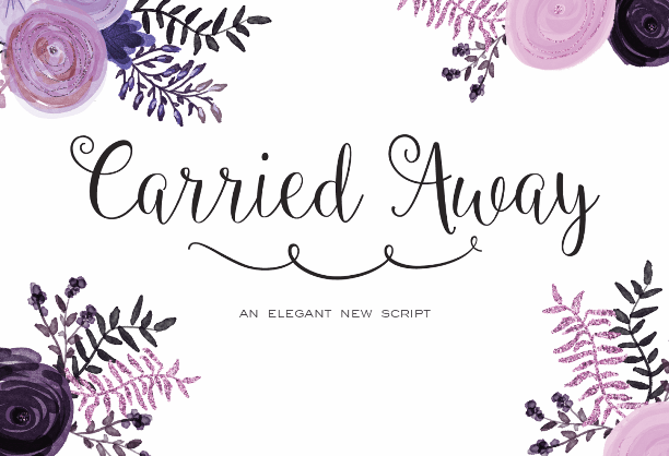 Carried Away Font Family