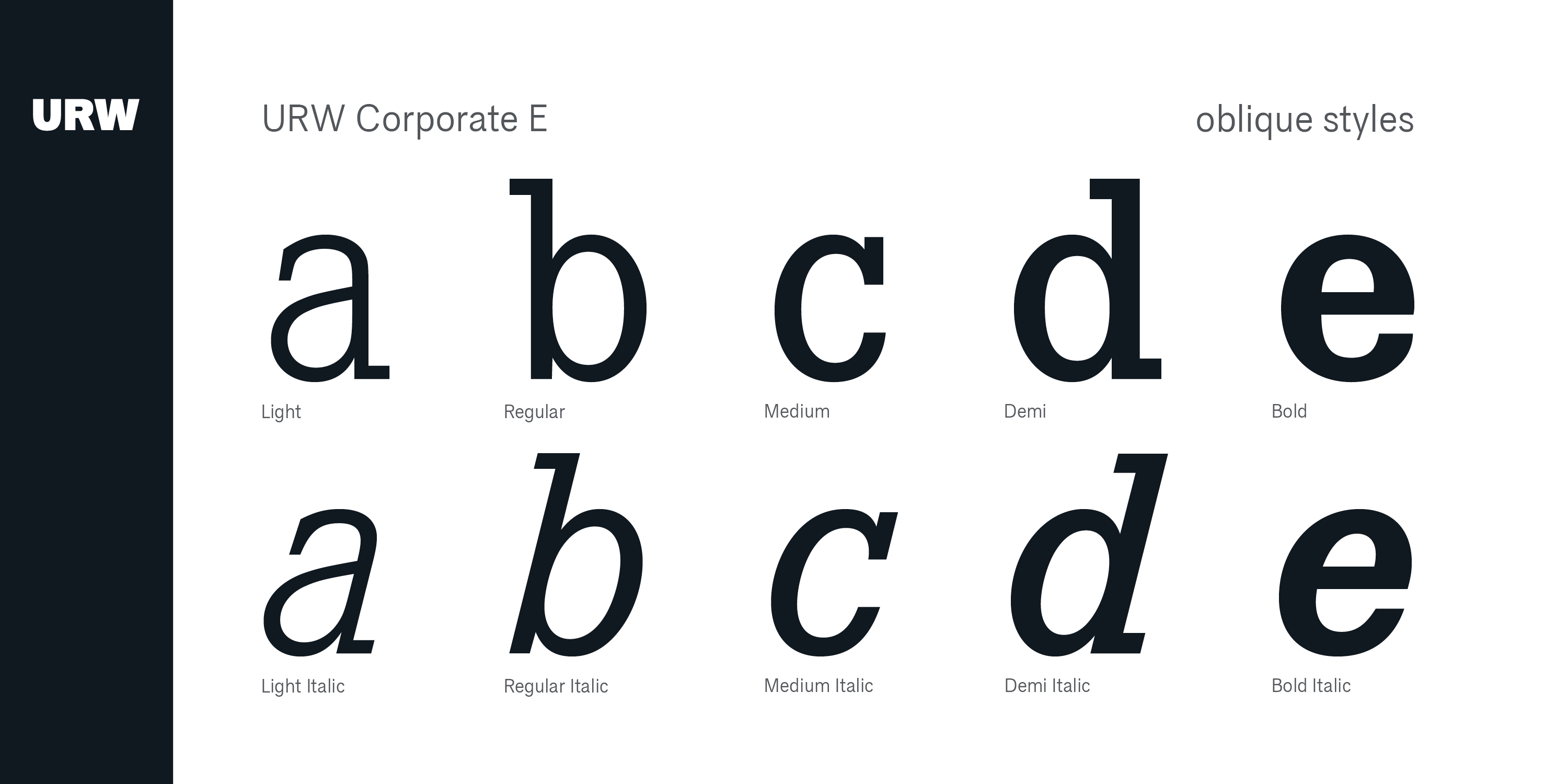 Corporate E Font Poster #1