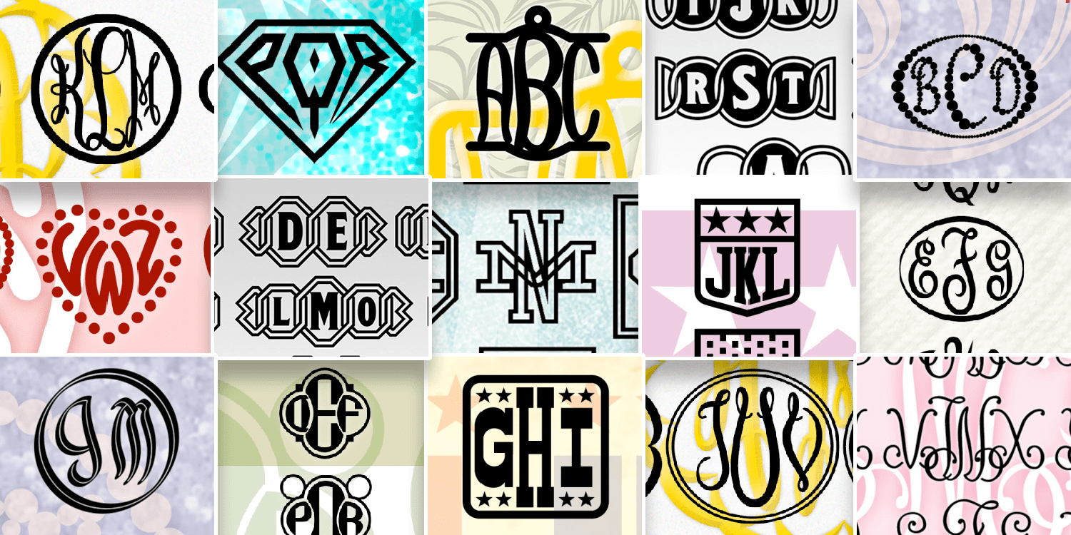 Harold's Monogram Collection Volume 2 Font Family Poster