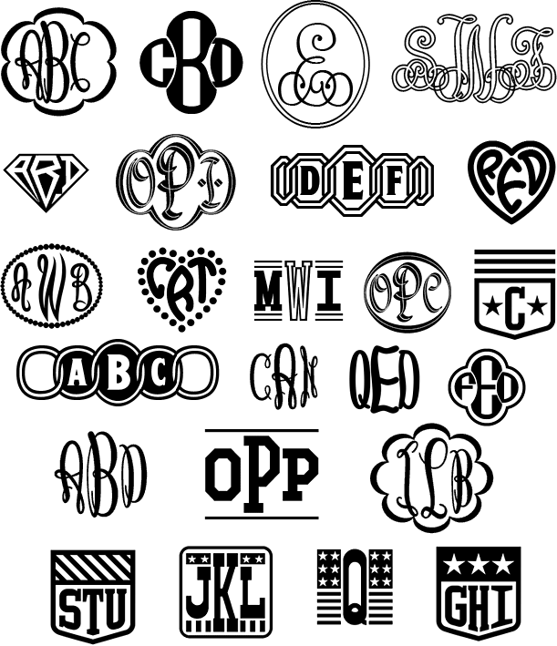 Harold's Monogram Collection Volume 2 Font Poster #1