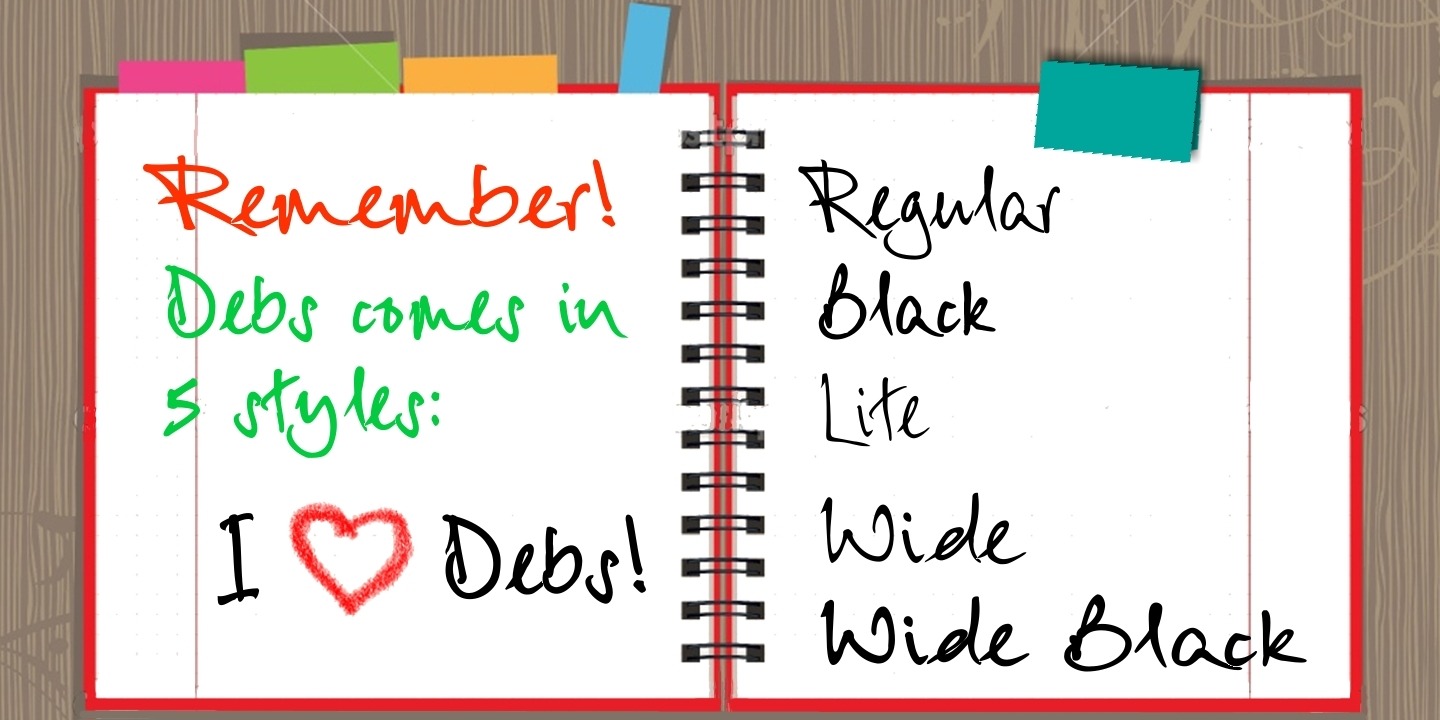 Debs Font Poster #1