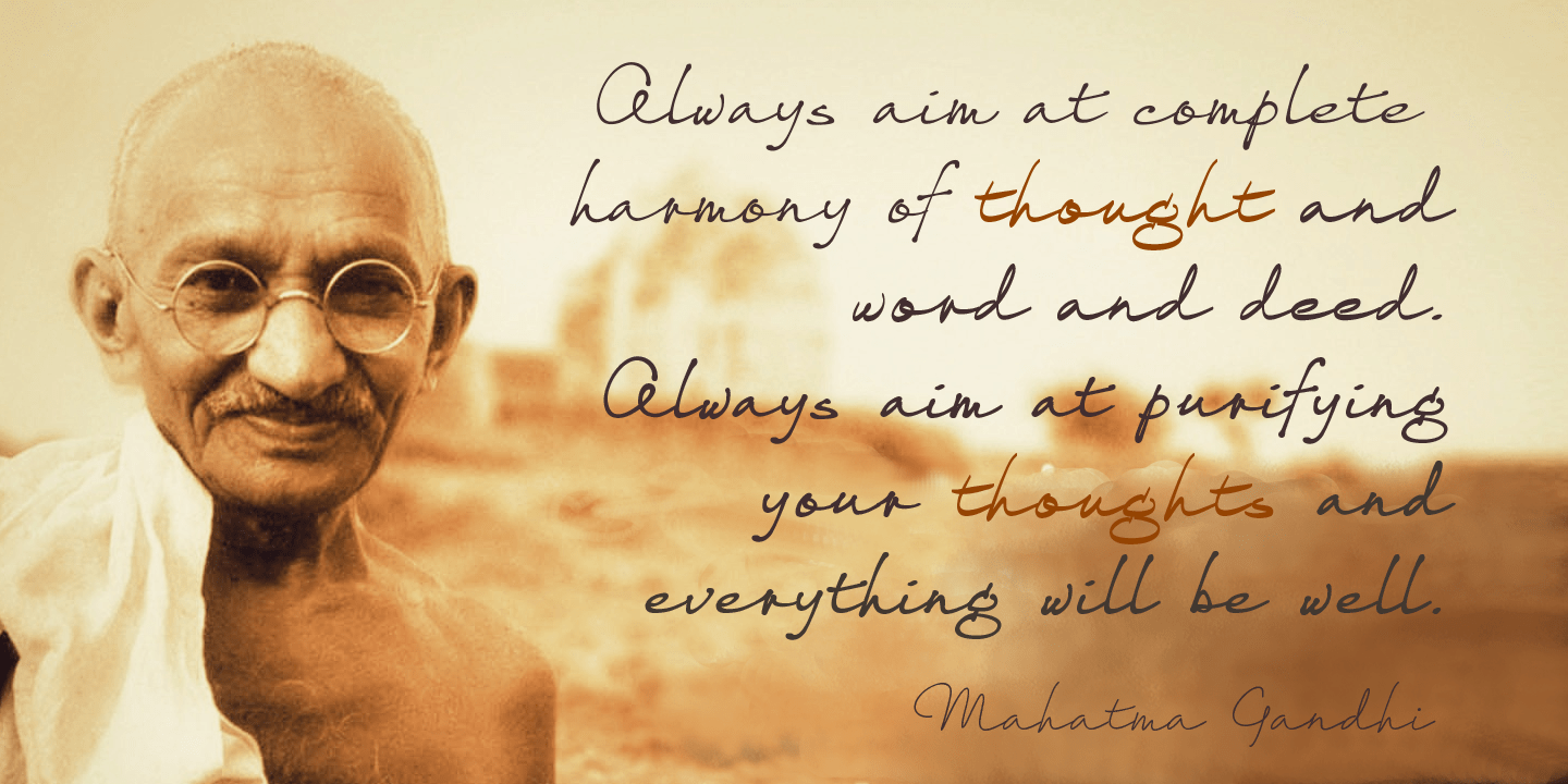 Thought Font Poster #1