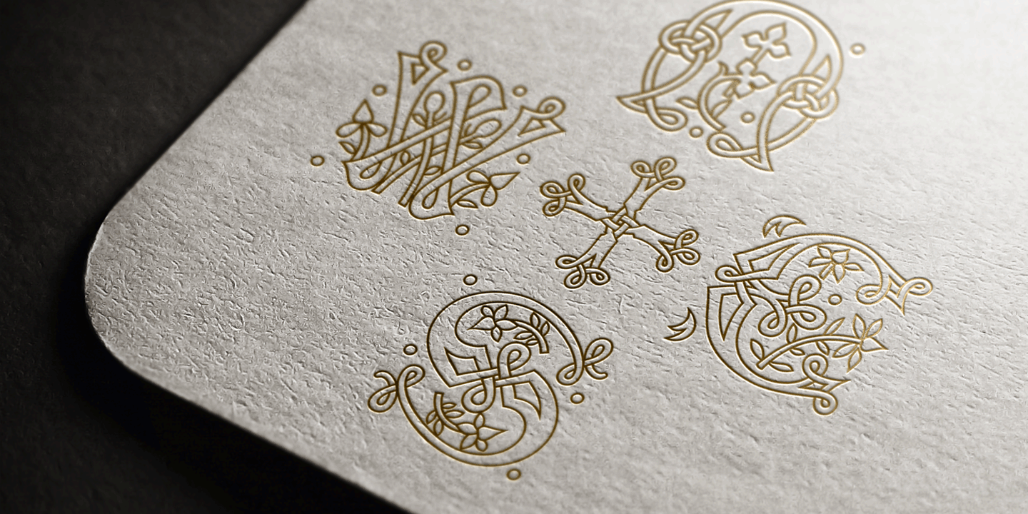 MFC Laroux Initials Font Poster #1