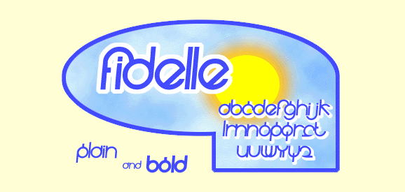 Fidelle Font Poster #1