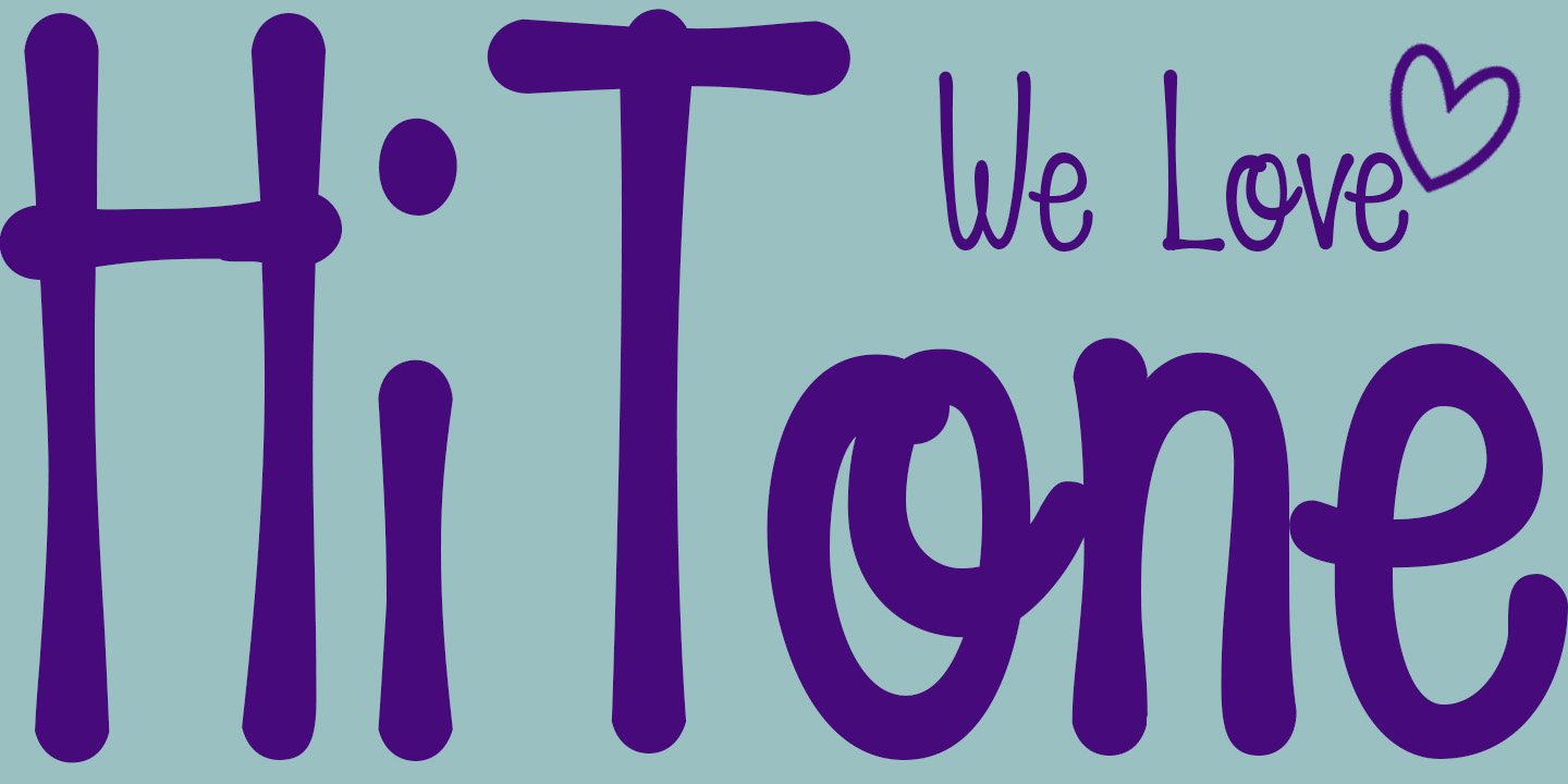 HiTone Font Poster #1