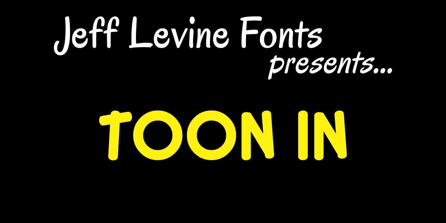 Toon In Font Family