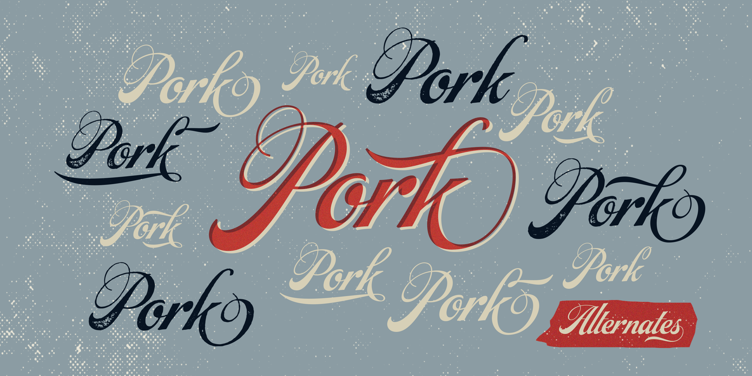Steak Font Poster #1