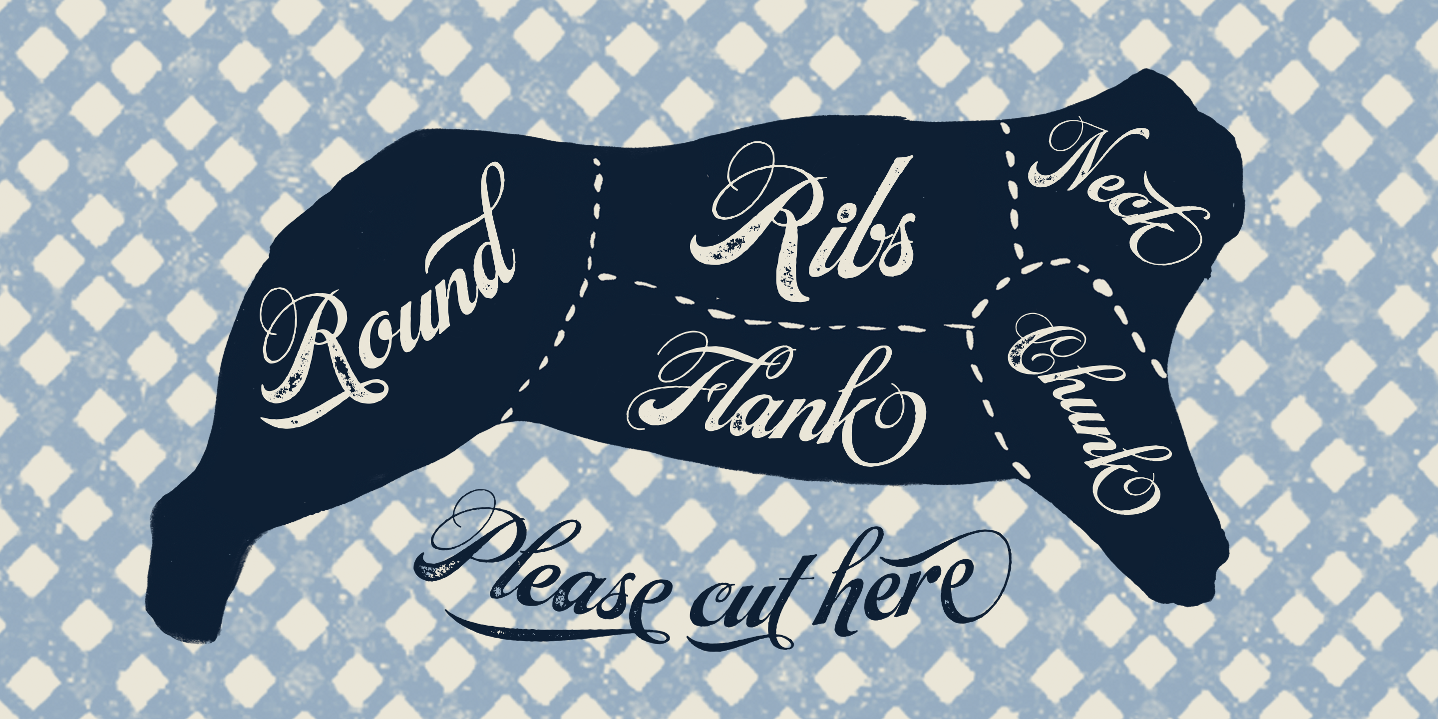 Steak Font Poster #1