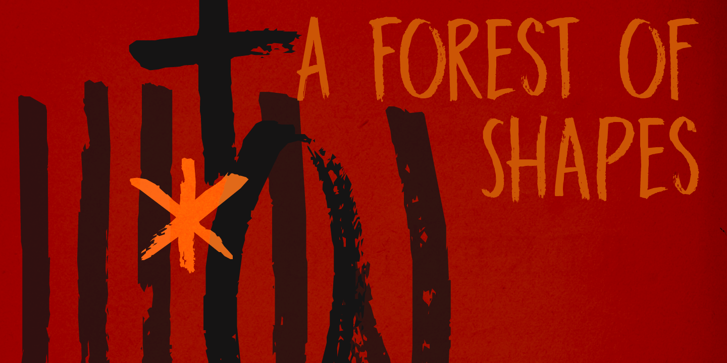 Darker Marker Font Poster #1
