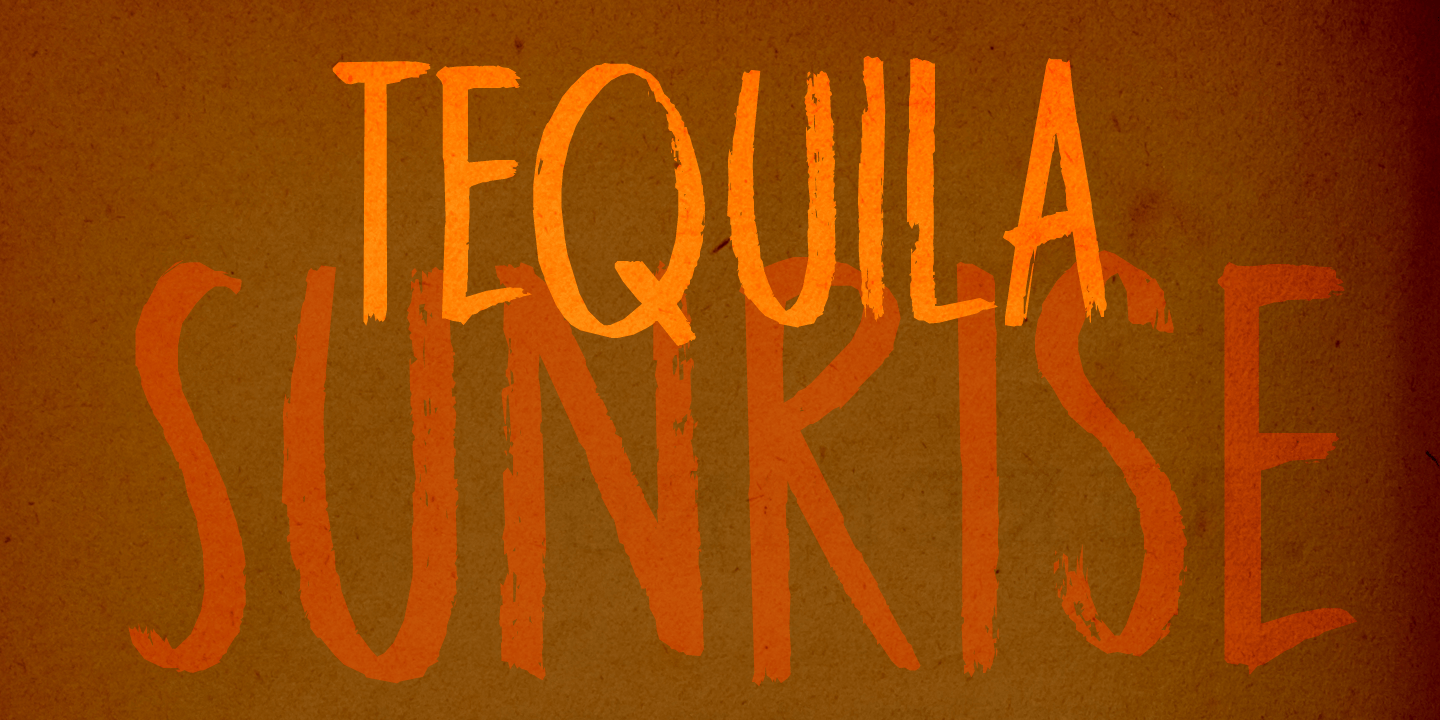 Darker Marker Font Poster #1