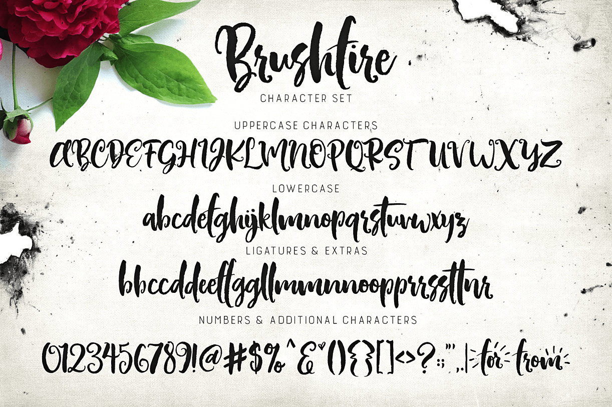Brushfire Font Poster #1