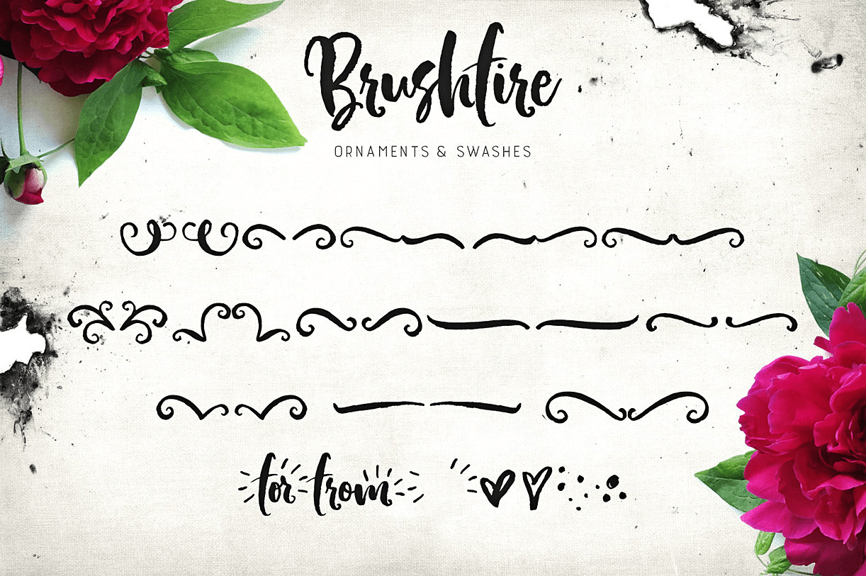 Brushfire Font Poster #1
