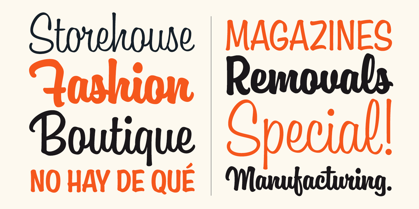 Boutiera Font Poster #1