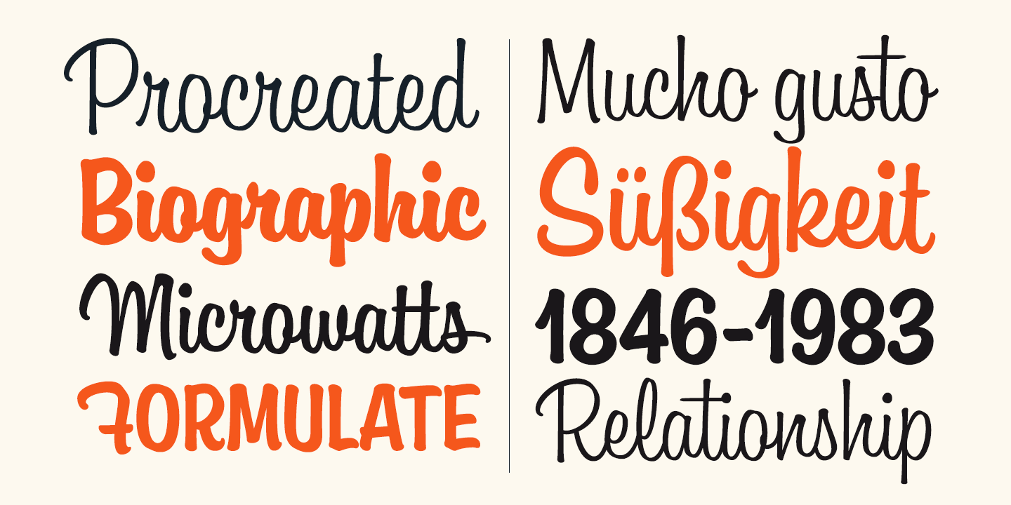 Boutiera Font Poster #1