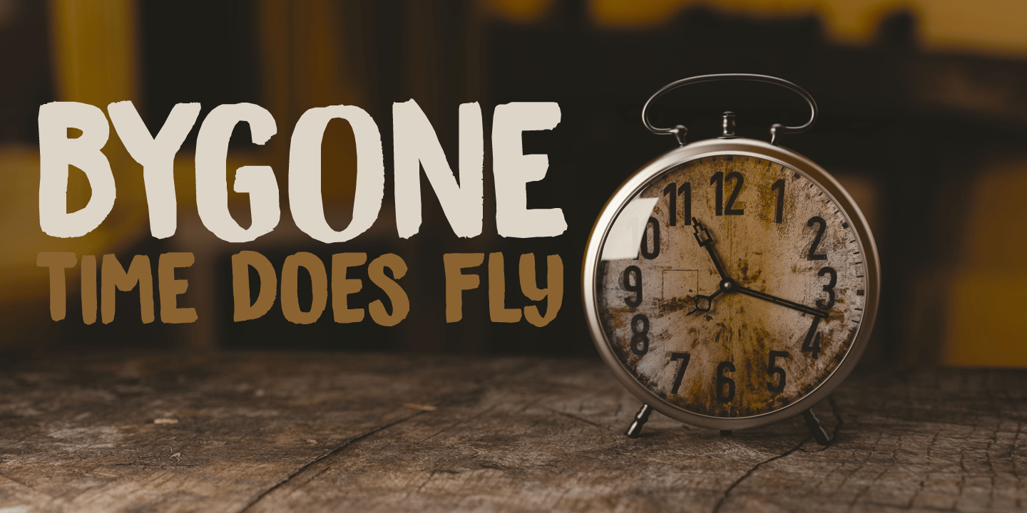 Bygone Font Poster #1