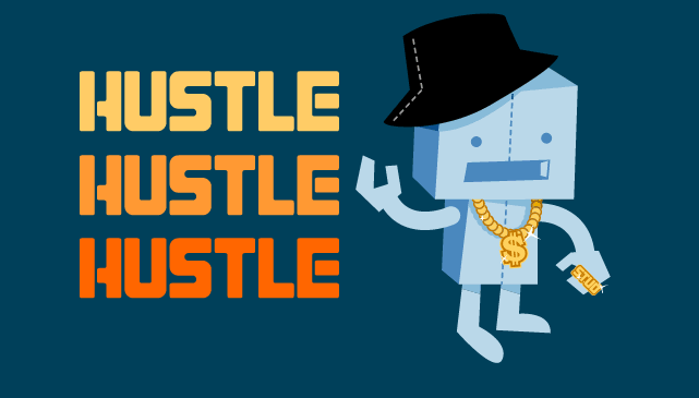 Hustle Font Poster #1