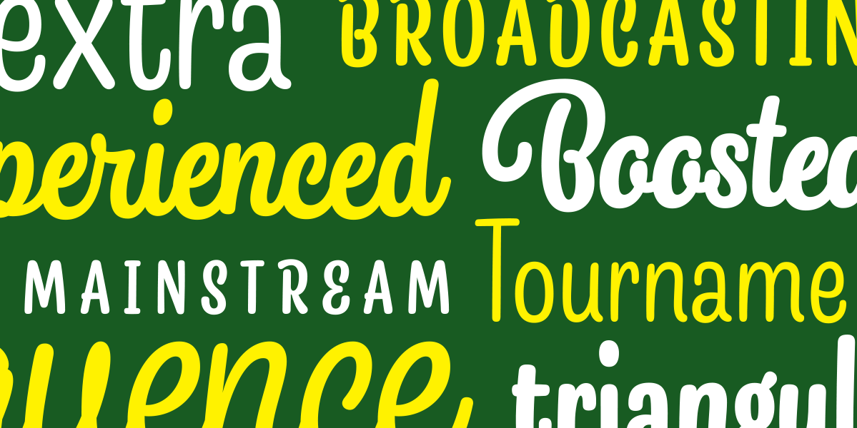 Snooker Font Poster #1