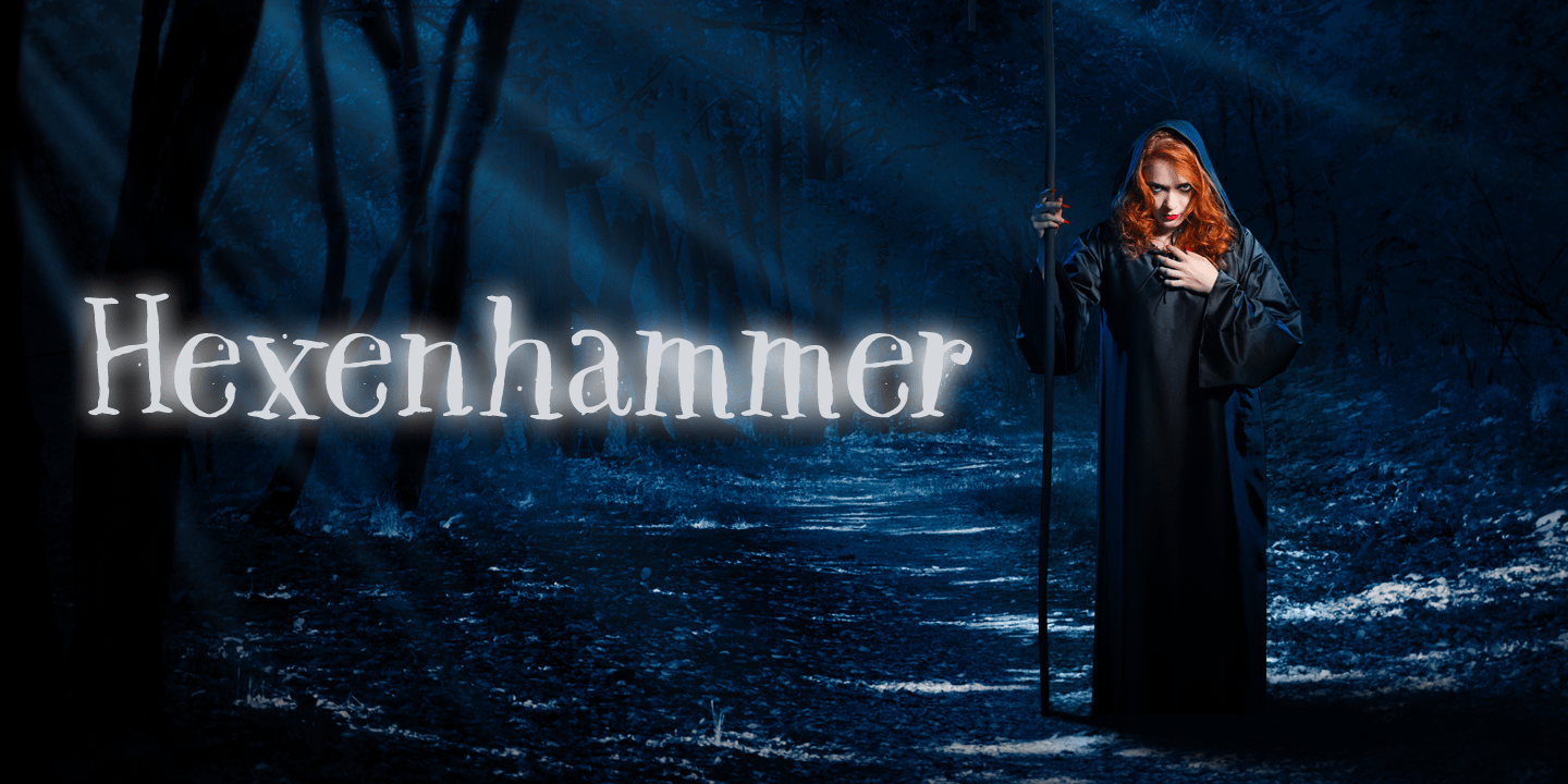 Hexenhammer Font Poster #1
