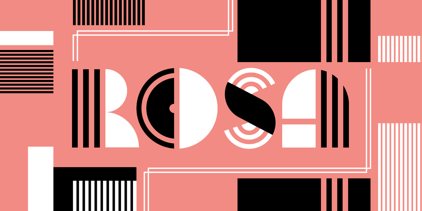 Rosa Font Family Poster